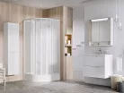 Ravak Supernova ASBKP6 90x90 zuhanybox fehér+pearl