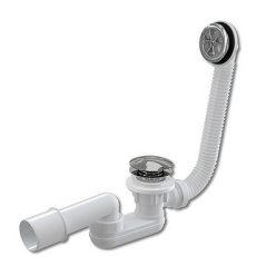   Roltechnik Viki Lux ClickClack mélyített zuhanytálca szifon króm (8100033)