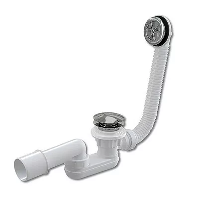 Roltechnik Viki Lux ClickClack mélyített zuhanytálca szifon króm (8100033)