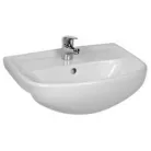 Jika Lyra Plus beépíthető mosdó csaplyukkal 65 cm fehér (8133840001041)