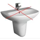 Jika Universal mosdó szifontakaró műszaki rajz