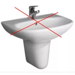 Jika Universal mosdó szifontakaró műszaki rajz