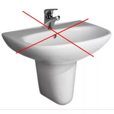 Jika Universal mosdó szifontakaró műszaki rajz