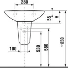 Jika Universal mosdó szifontakaró fehér (8193910000001)