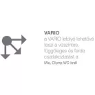 Jika Olymp álló WC csésze mélyöblítésű VARIO kifolyású fehér (8236150000001)