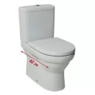 Jika Tigo monoblokkos WC csésze VARIO kifolyású alsó vízbekötéssel (8242160002311)