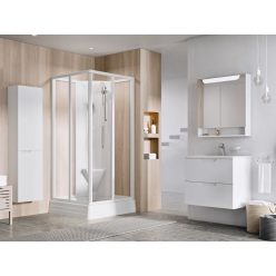 Ravak Supernova ASBRV2 90x90 zuhanybox fehér+transparent