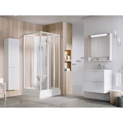 Ravak Supernova ASBP3 80x80 zuhanybox fehér+transparent