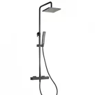 Teka Soller termosztátos zuhanyszett komplett fekete 85238020N rajz