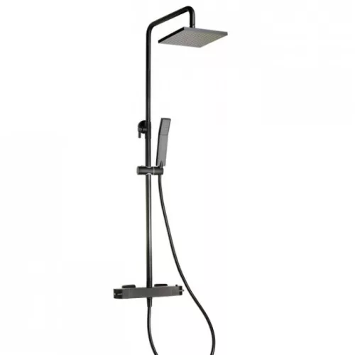 Teka Soller termosztátos zuhanyszett komplett fekete 85238020N rajz