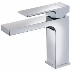Teka SOLLER mosdó csaptelep leeresztő nélkül fekete 85346125N rajza