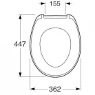 Alföldi Saval Gustavsberg WC ülőke Softclose 8780 S8 01