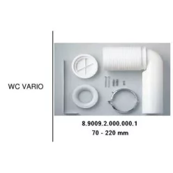 Jika Mio VARIO lefolyó könyök max 220 mm (8900920000001)