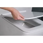 Jika Pure duroplaszt WC ülőke fém zsanér Softclose fehér