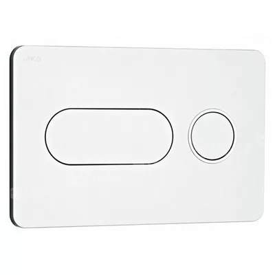 Jika PL8 kétmennyiséges nyomólap matt króm fényes gyűrűvel (8936460070001)