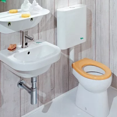 Jika Baby gyermek WC tartály alacsonyra szerelhető műszaki rajz