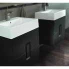 Kolo Twins 50 mosdószekrény ajtóval fehér 89483000 rajza