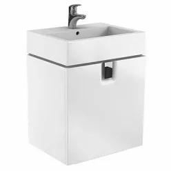 Kolo Twins 60 mosdószekrény ajtóval fehér 89486000 rajza