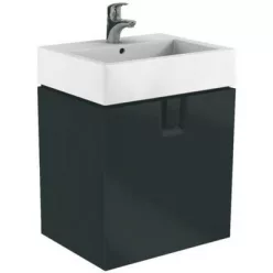 Kolo Twins 60 mosdószekrény ajtóval grafit 89487000 rajza