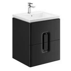 Kolo Twins 50 mosdószekrény két fiókkal fehér 89489000 rajza