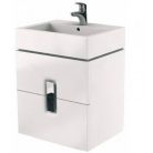 Kolo Twins 60 mosdószekrény két fiókkal fehér 89492000 rajza