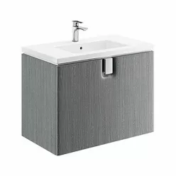 Kolo Twins 80 mosdószekrény fiókkal grafit 89551000 rajza