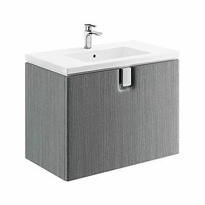 Kolo Twins 80 mosdószekrény fiókkal grafit 89551000 rajza