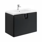 Kolo Twins 80 mosdószekrény fiókkal grafit 89551000 rajza