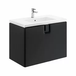 Kolo Twins 80 mosdószekrény fiókkal grafit 89551000 rajza