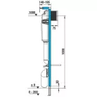 Jika WS beépíthető fali WC tartály gipszkarton falba (8956520000001)