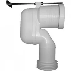 Duravit Vario lefolyóív alsó kifolyáshoz 8990250000 rajz