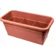 Műanyag teraszláda terracotta 80 cm