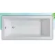 Roltechnik Classic Pro egyenes kád 150x70 cm fehér 9040000 rajza