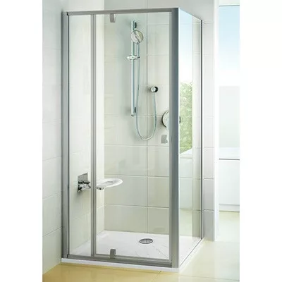 Ravak Pivot PPS-100 fix oldalfal szatén+transparent