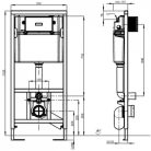 ALFÖLDI EasyMont WC szerelőkeret fali tartállyal (9221 20 00)