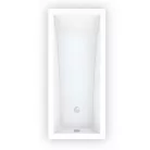 Roltechnik Kubic Neo Slim egyenes kád 150x70 cm fehér 9300SlM rajza