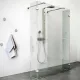 Roltechnik Walk In A 1500 zuhanykabin brillant profil transparent betét (934-1500000-00-02)
