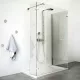 Roltechnik Walk In B 140x80 zuhanykabin brillant profil transparent betét (935-1400800-00-02)