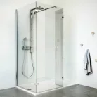 Roltechnik Walk In D 150x90 zuhanykabin brillant profil transparent betét (937-1500000-00-02)
