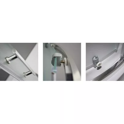 Roltechnik Walk In F 120x90 zuhanykabin brillant profil transparent betét (939-1200900-00-02)