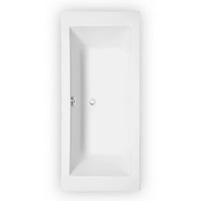 Roltechnik Kubic Neo egyenes kád 190x90 cm középlefolyós 9390000 rajza