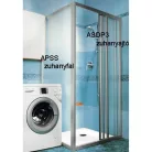 Ravak SUPERNOVA APSS-75 zuhanyfal szatén profil grape üveg (94030U02ZG)