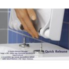 Alföldi Formo WC ülőke Duroplast fém zsanérral Softclose (9M70 S5 01)