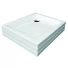 Ravak Aneta 75x90 zuhanytálca PU fehér