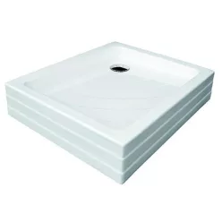 Ravak Aneta 75x90 zuhanytálca PU fehér