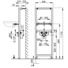 Alcaplast A104 szerelőkeret mosdóhoz 1200 mm (A104/1120)