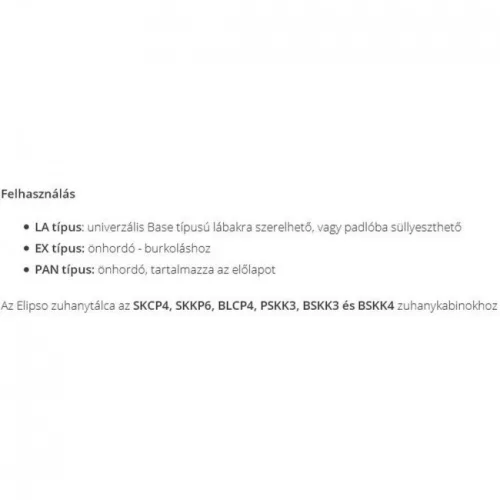 Ravak Elipso 80 PAN zuhanytálca 80 cm A224401410