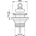 Alcaplast A31 leeresztő szelep 5/4 col (A31)