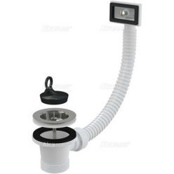   Alcaplast A331rozsdamentes mosogató leeresztő 6/4 col túlfolyóval (A331)