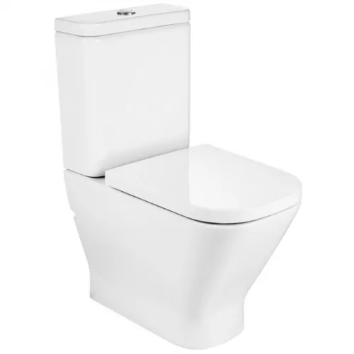 Roca The Gap SQUARE monoblokkos WC kompakt Rimless A34273700H rajza